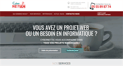 Desktop Screenshot of cybernettic.fr