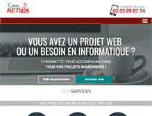 Tablet Screenshot of cybernettic.fr